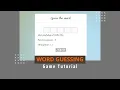 Word Scramble Game in HTML CSS JavaScript Guess the Word Game in JavaScript With hints