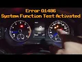 VW Jetta Vento Error 01486 System Function Test Activated