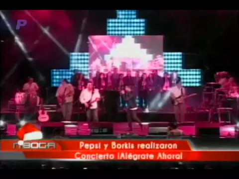 Pepsi y Borkis realizaron concierto ¡Alégrate Ahora!