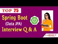 Top 25 Spring Boot Data JPA Interview Questions Answers