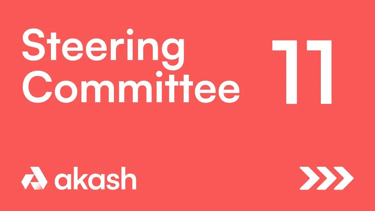 Outline Video Building a Sustainable Decentralized Cloud: Akash's Steering Committee Call #11