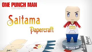 One Punch Man Saitama OPPAI Hoodie Version Paperized