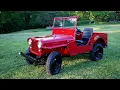 Willys-Overland CJ-2A The Blueprint for Every Jeep Ever Made