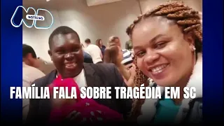 Familiares falam sobre casal e bebê vítimas da enchente em SC