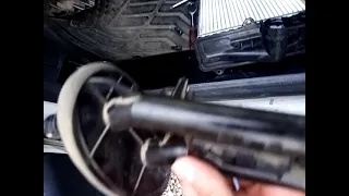 برغي مخفي خلال نزع رادياتور شوفاج و بيب تاع 207 Peugeot 