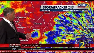 2021 Newnan EF4 Tornado Emergency Coverage WSB Atlanta 11 30pm