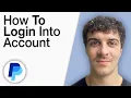 PayPal Login - How to Login Into PayPal Account 2025 Full Guide