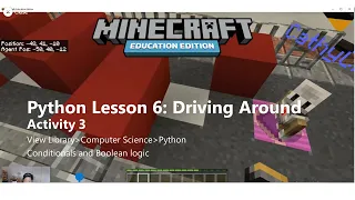 Minecraft EE - Python Walkthrough Lesson 6