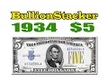 REVIEW 1934 5 Dollar Silver Note Bill