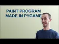 Codereview Paint program made in PyGame