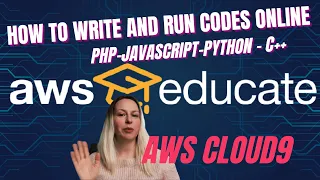 How to code online on a web server AWS Cloud9