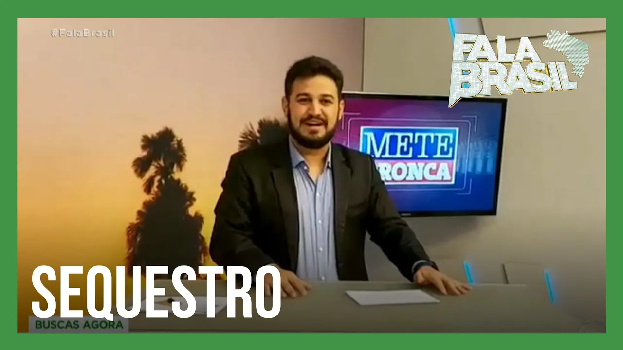 Jornalista da Record TV, Romano dos Anjos é sequestrado e polícia faz buscas
