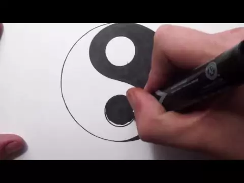 Download MP3 How To Draw a Yin Yang Symbol