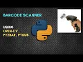 Barcode Reader Like Supermarket Using Pyzbar Opencv Pydub Python Tutorial