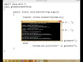 2020 -Programming in JAVA - Control Structure