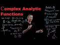 Complex Analysis L06 Analytic Functions and Cauchy-Riemann Conditions