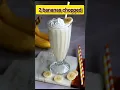 Download Lagu 🍹😋BANANA SHAKE Recipes | How made Banana milk Shake In Your Home #bananashake #shake # #healthyshake