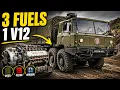 This Truck Towed 100-Ton Trailers and Had 20 Forward Gears And Its V12 Ran on Anything