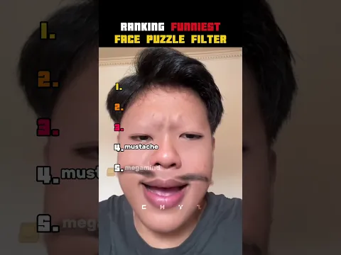 ranking funniest face puzzle filter #shorts