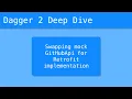 Dagger 2 Deep Dive - Swapping the mock GitHubApi for a Retrofit created implementation