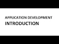 Needit Application Developement Introduction