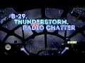 Download Lagu ✈ B-29, Thunderstorm and Radio Chatter ⨀ 12 Hours - Dark Screen in 1 Hour ⨀