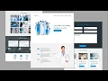 Complete Responsive Hospital Website Design HTML - CSS