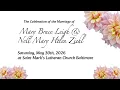 Wedding Mary Bruce Leigh Nll Mary Hellen Ziehl - May 30 2026