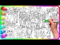 EQUESTRIA GIRLS Coloring Pages - Mix Pages How to color My Little Pony Easy Drawing Tutorial Art