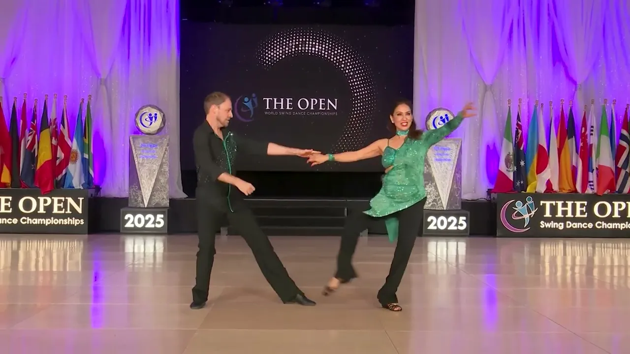 Tommy Schwegmann and Azucena Perez - 3rd Place Sophisticated - The Open 2025