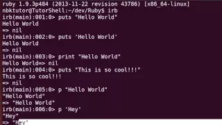 Learn Ruby Programming Coding Tutorial Introduction I