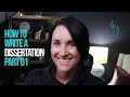How to Write a Dissertation Part 01 Structure Kathleen Jasper