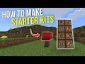 How to Make Starter Kits in Minecraft Bedrock