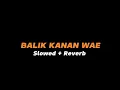 Download Lagu BALIK KANAN WAE  -  Slowed + Reverb (Full Lirik)