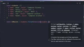 ES6 TypeScript Filter Method