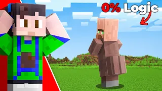 Testing Minecraft at 0% Logic..!