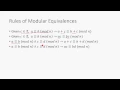 Modular Arithmetic and the Extended Euclidean Algorithm - Discrete Math Structures Lesson 7