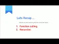 Basics of Dynamic Programming - Function Calls