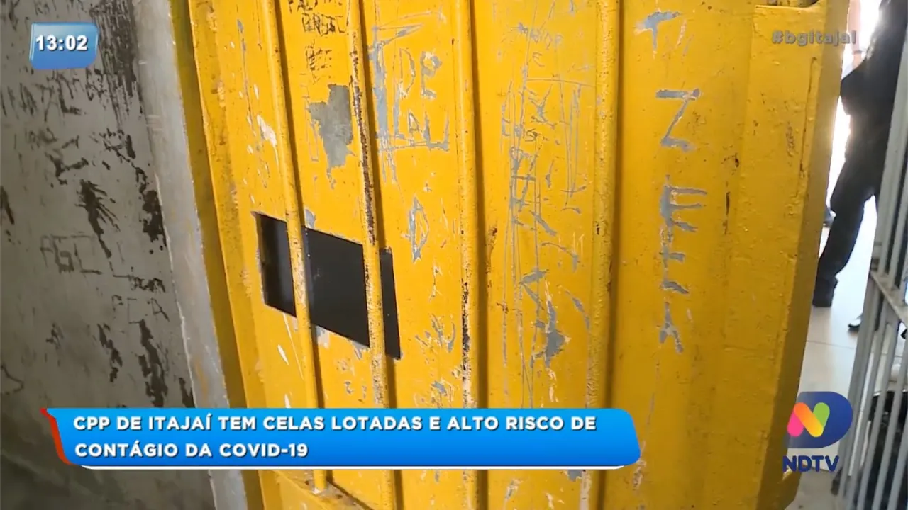 CPP de Itajaí tem celas lotadas e alto risco de contágio da Covid-19