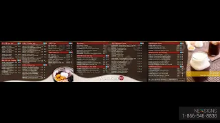 Meet Fresh Full Menu - Digital Menu Board Design