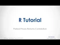 R Tutorial Paired Prices Returns Correlation