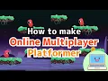 How to make simple online multiplayer platformer Online Multiplayer Extension for GDevelop