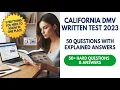 2026 California DMV Written Test 50 Real Exam Questions and Answers with Clear Detailed Explanations