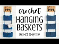 How to Crochet Hanging Basket Set