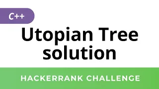 HackerRank Solution Utopian Tree in C