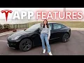 TESLA APP FEATURES FULL Walkthrough 2021 Tesla Model 3