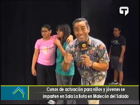 Cursos de actuación para niños y jóvenes se imparten en sala La Bota en Malecón del Salado