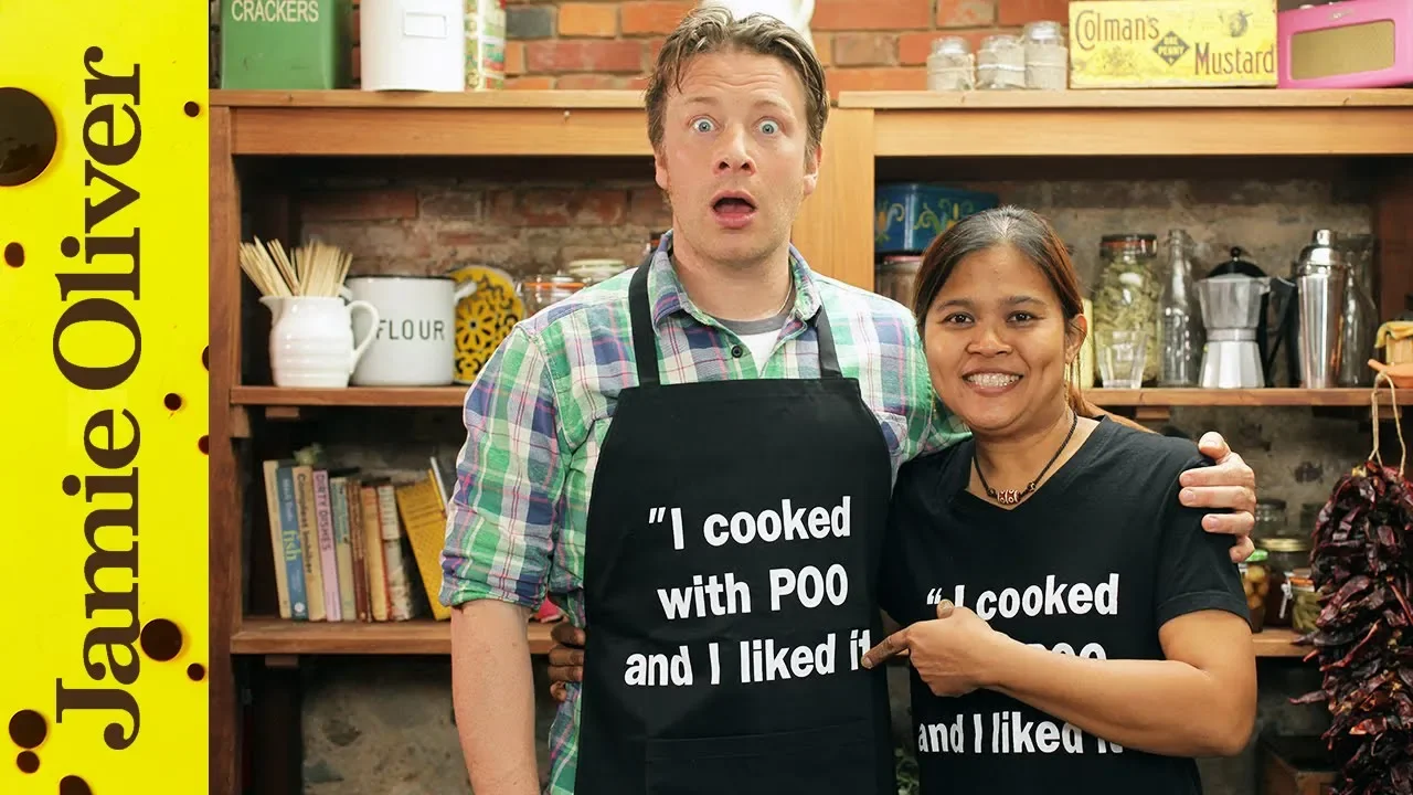 Jamie cooks with Poo   Thai Massaman curry