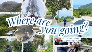 Vlog2 I Rode Into the Clouds in Da Nang Vietnam Ban Co Peak Hidden Gem