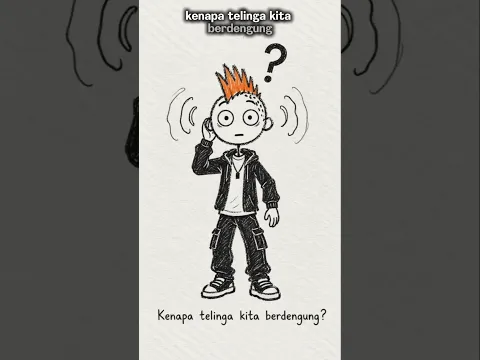 KENAPA TELINGA KITA BERDENGUNG?#telingaberdengung #faktaunik #tahukahkamu #animasi2d